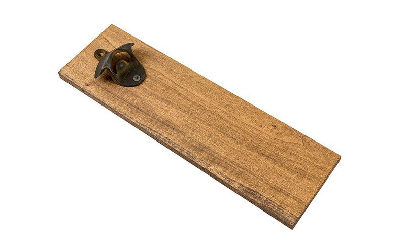 Personalized Wood Wall Mounted Bottle Opener -  - JDS