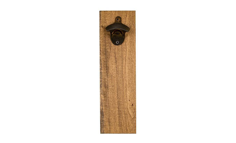 Personalized Wood Wall Mounted Bottle Opener -  - JDS