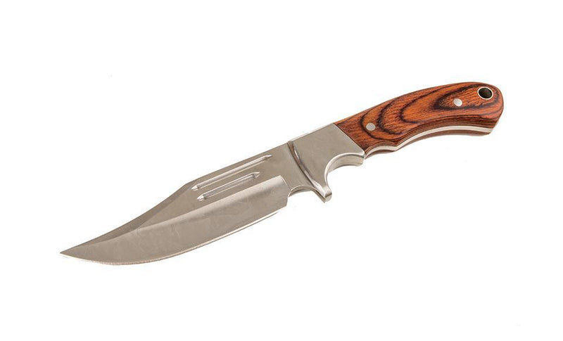 Personalized Wood Handle Hunting Knife -