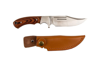 Personalized Wood Handle Hunting Knife -