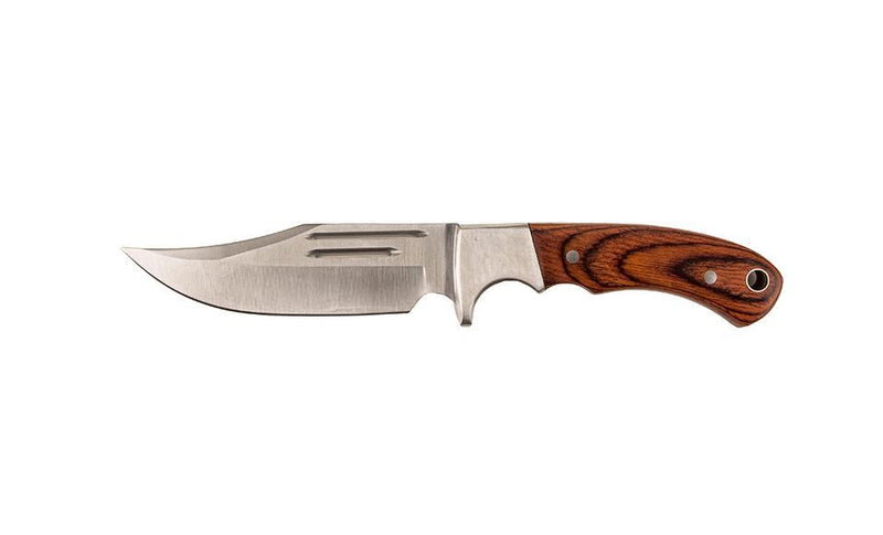 Personalized Wood Handle Hunting Knife -