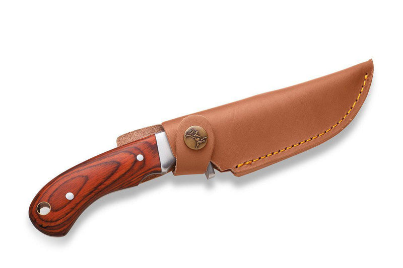 Personalized Wood Handle Hunting Knife -