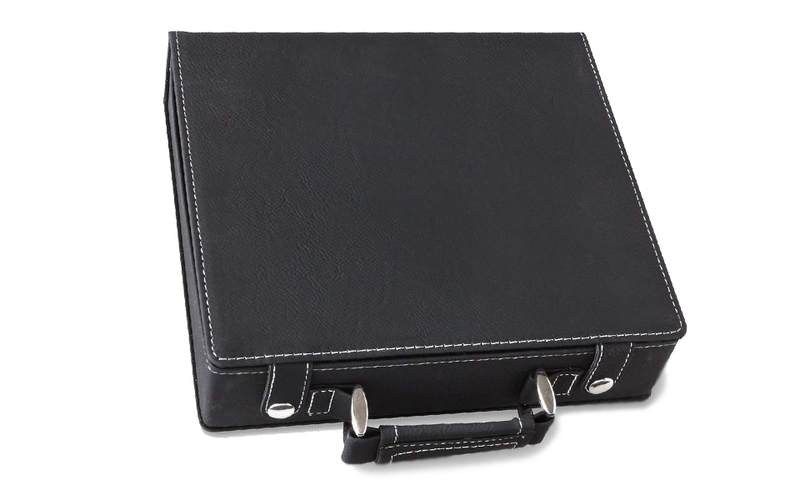 Personalized Black 100 Chip Poker Set -