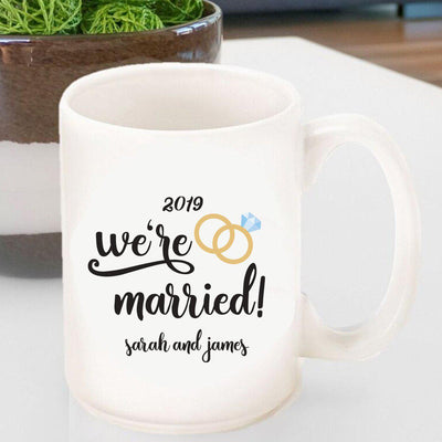 Personalized We're Married Coffee Mug -  - JDS