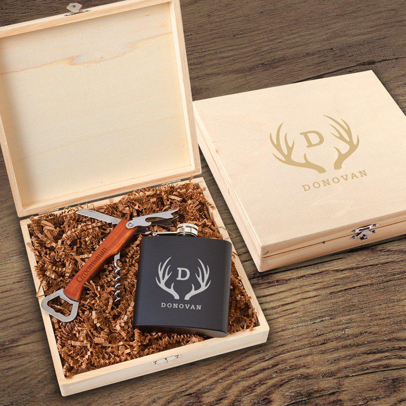 Irvine Groomsmen Gift Box Set - Antler - JDS