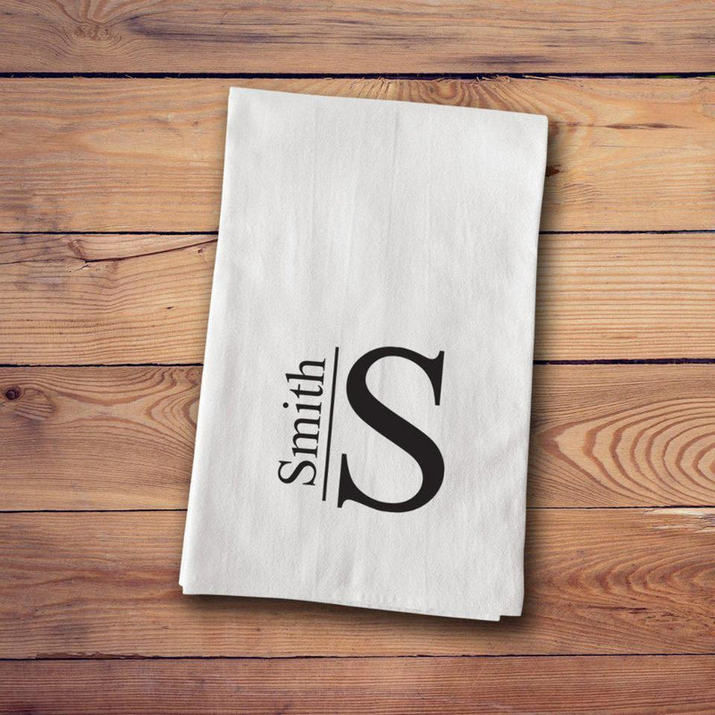 Modern Monogram Kitchen Towel