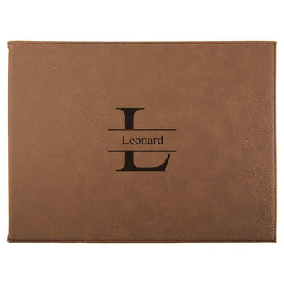 Personalized Certificate Holder 9” x 12” - Dark Brown -  - JDS
