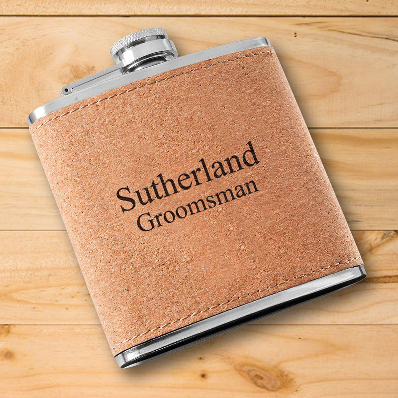Personalized Cork Flask -