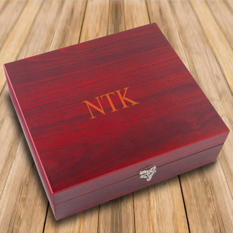 Personalized Poker Night Gift Set - Flask & Cards -  - JDS