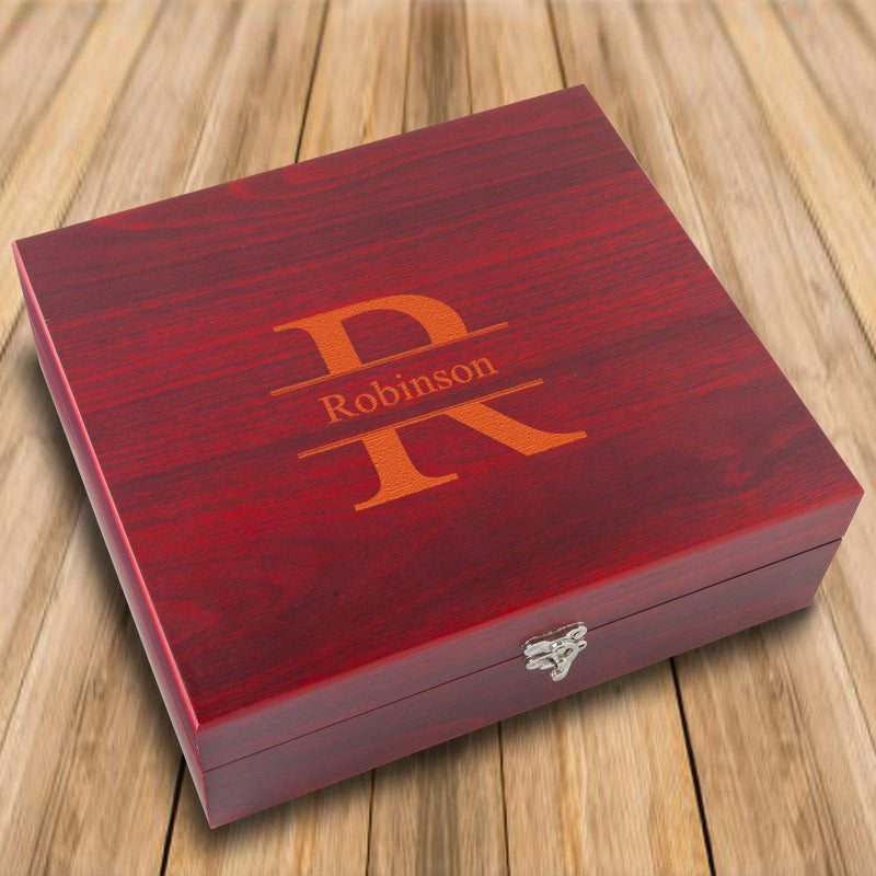 Personalized Poker Night Gift Set - Flask & Cards -  - JDS