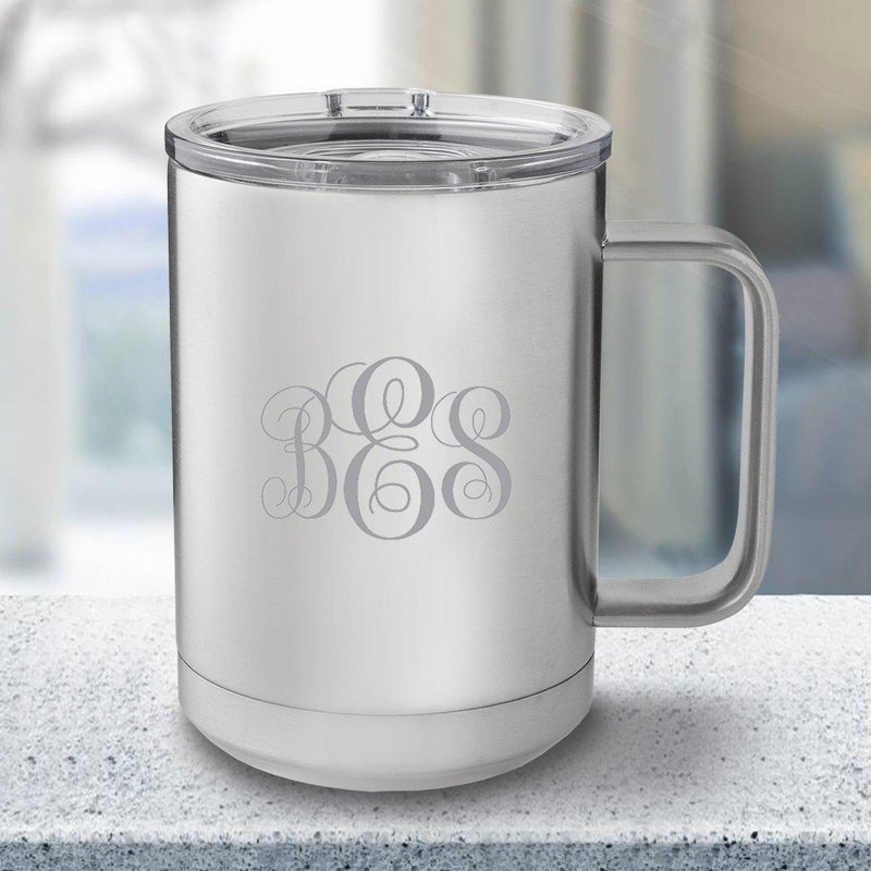 Personalized 15 oz. Tumbler Mug - Stainless Steel -  - JDS