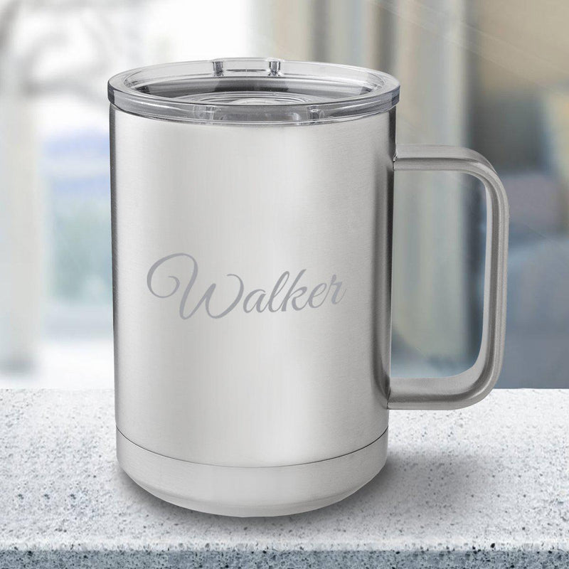 Personalized 15 oz. Tumbler Mug - Stainless Steel -  - JDS