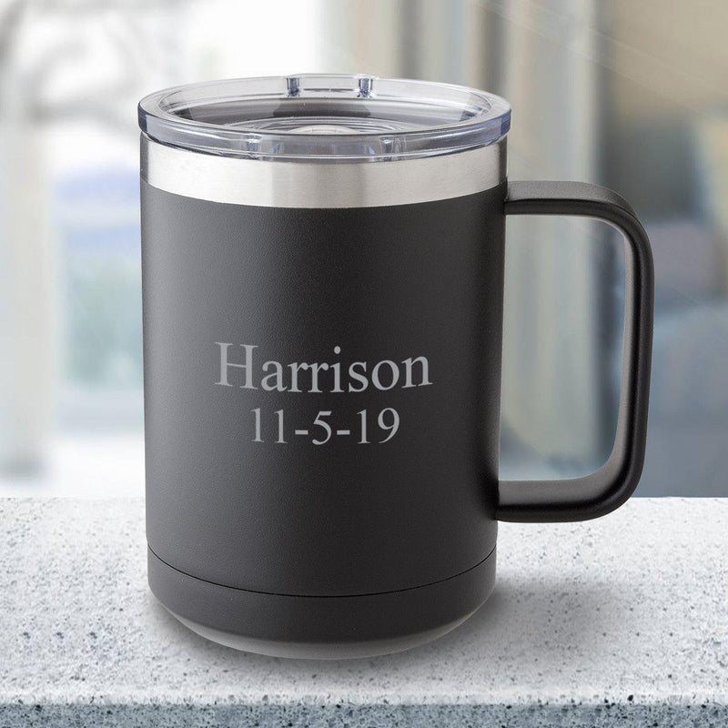 Personalized 15 oz. Tumbler Mug - Black -  - JDS