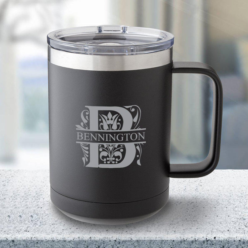 Personalized 15 oz. Tumbler Mug - Black -  - JDS