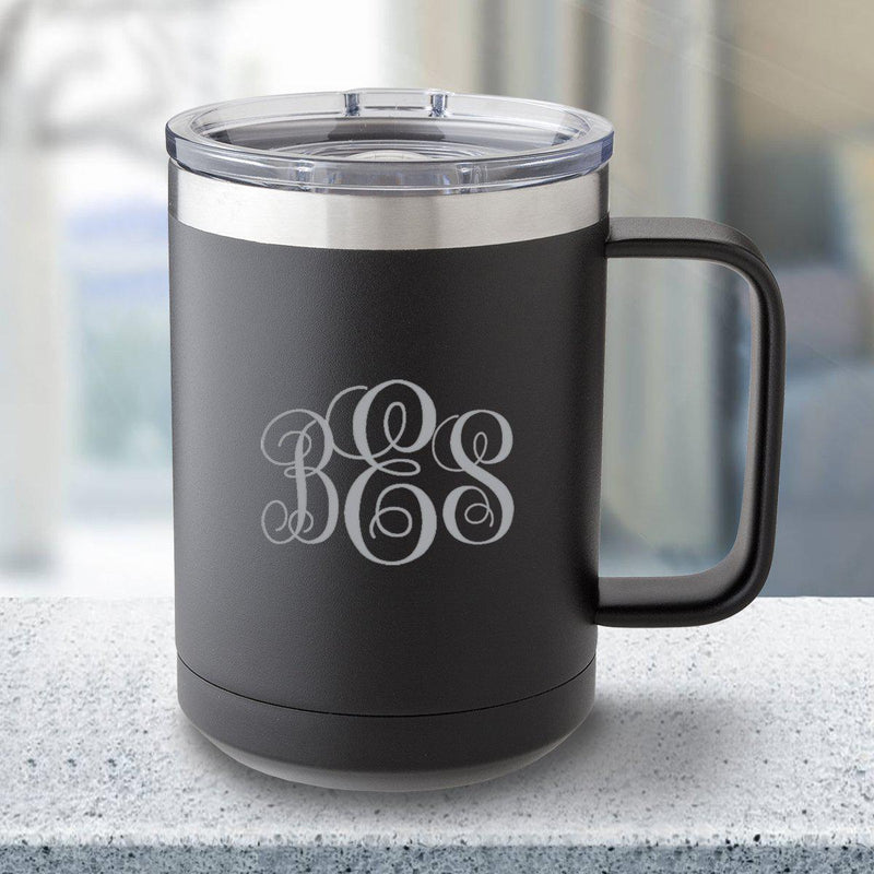 Personalized 15 oz. Tumbler Mug - Black -  - JDS