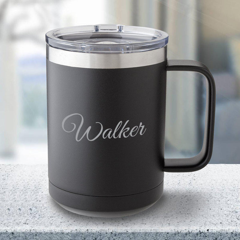 Personalized 15 oz. Tumbler Mug - Black -  - JDS