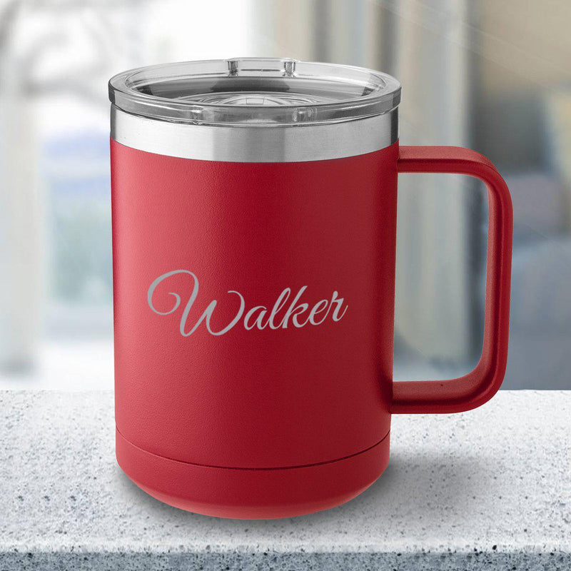 Personalized 15 oz. Tumbler Mug - Red -  - JDS