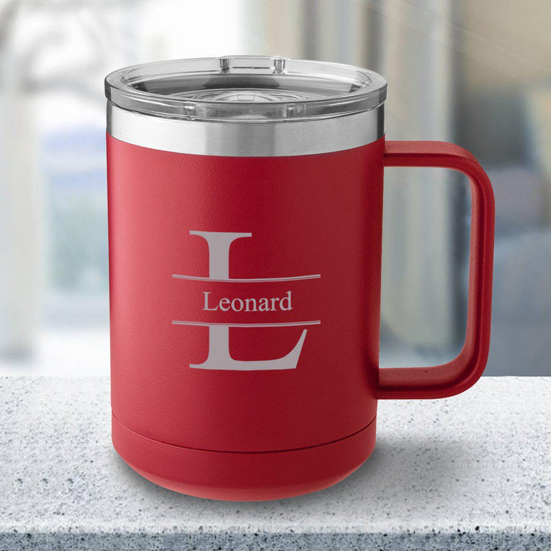 Personalized 15 oz. Tumbler Mug - Red -  - JDS