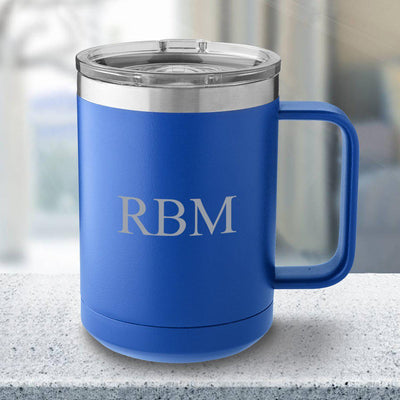 Personalized 15 oz. Tumbler Mug - Royal Blue -  - JDS