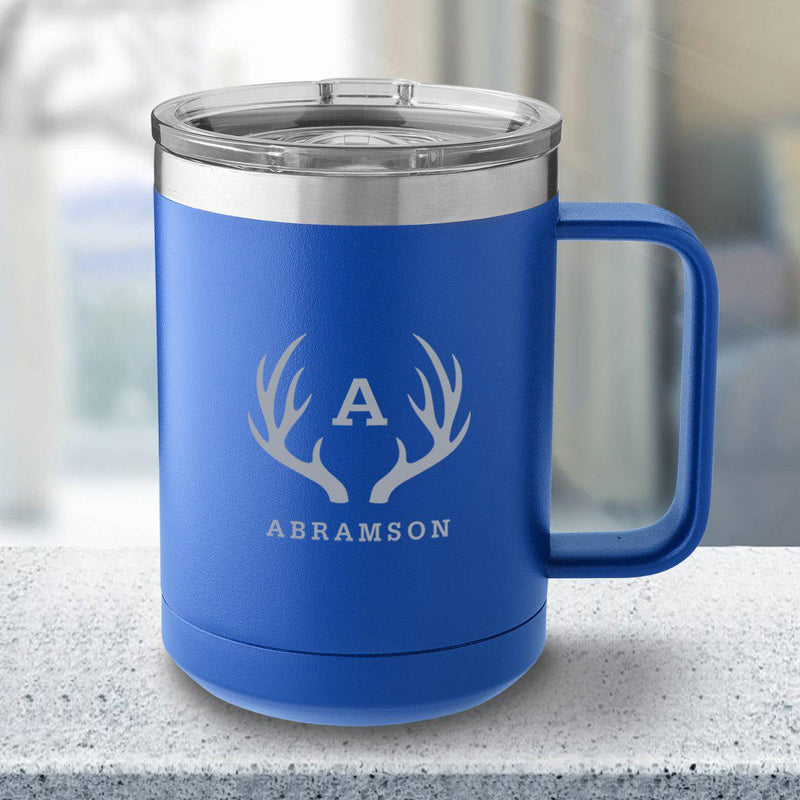Personalized 15 oz. Tumbler Mug - Royal Blue -  - JDS