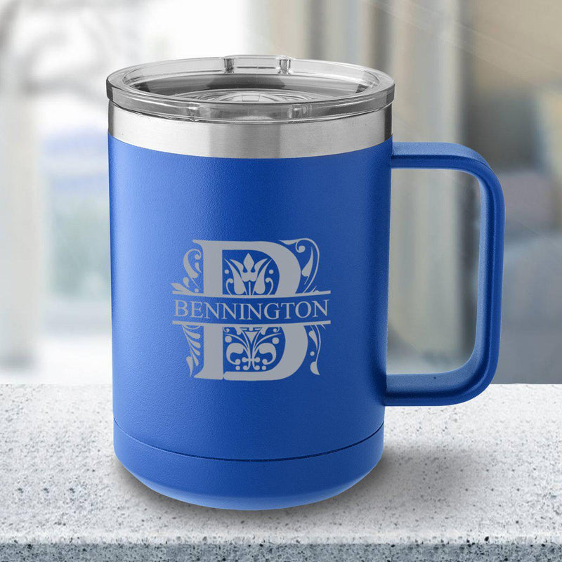Personalized 15 oz. Tumbler Mug - Royal Blue -  - JDS