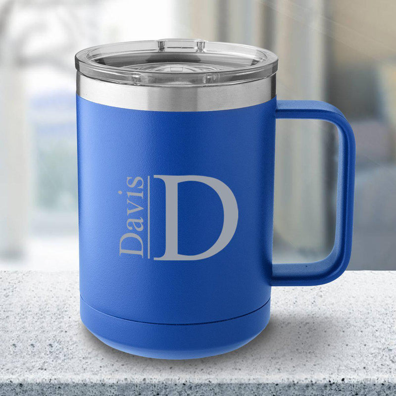 Personalized 15 oz. Tumbler Mug - Royal Blue -  - JDS