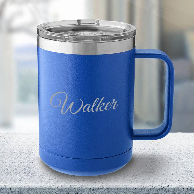 Personalized 15 oz. Tumbler Mug - Royal Blue -  - JDS