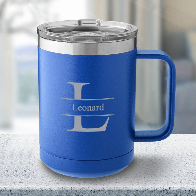 Personalized 15 oz. Tumbler Mug - Royal Blue -  - JDS