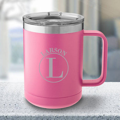 Personalized 15 oz. Tumbler Mug - Pink -  - JDS