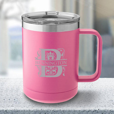 Personalized 15 oz. Tumbler Mug - Pink -  - JDS