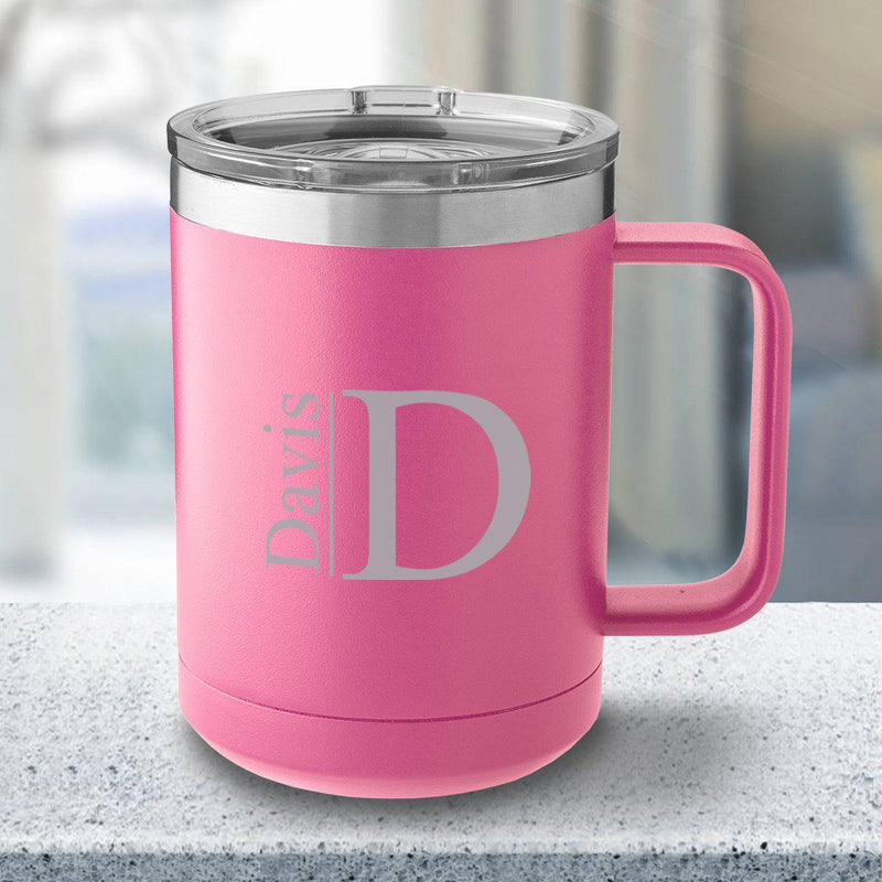 Personalized 15 oz. Tumbler Mug - Pink -  - JDS