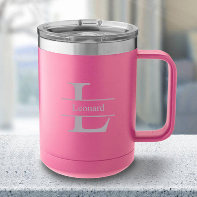 Personalized 15 oz. Tumbler Mug - Pink -  - JDS