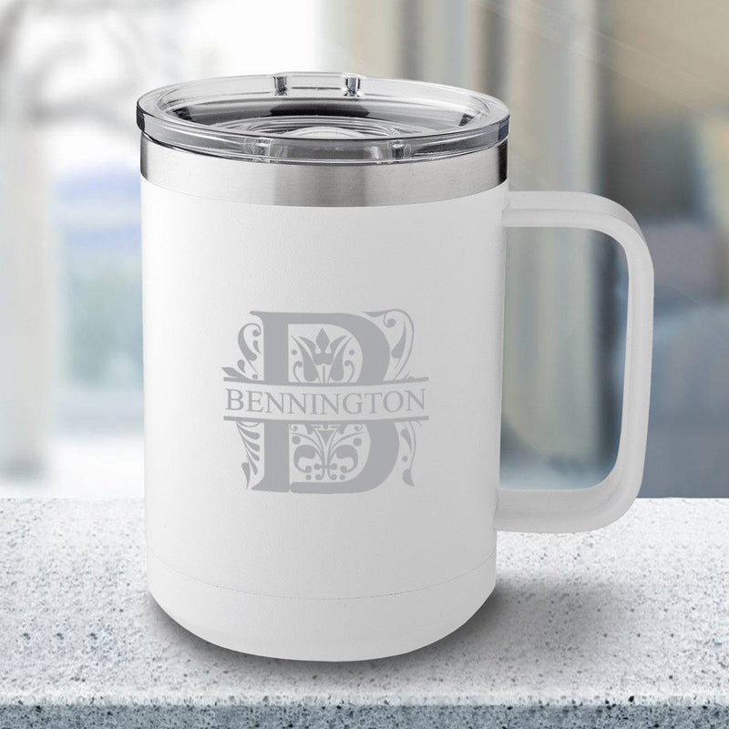 Personalized 15 oz. Tumbler Mug - White -  - JDS