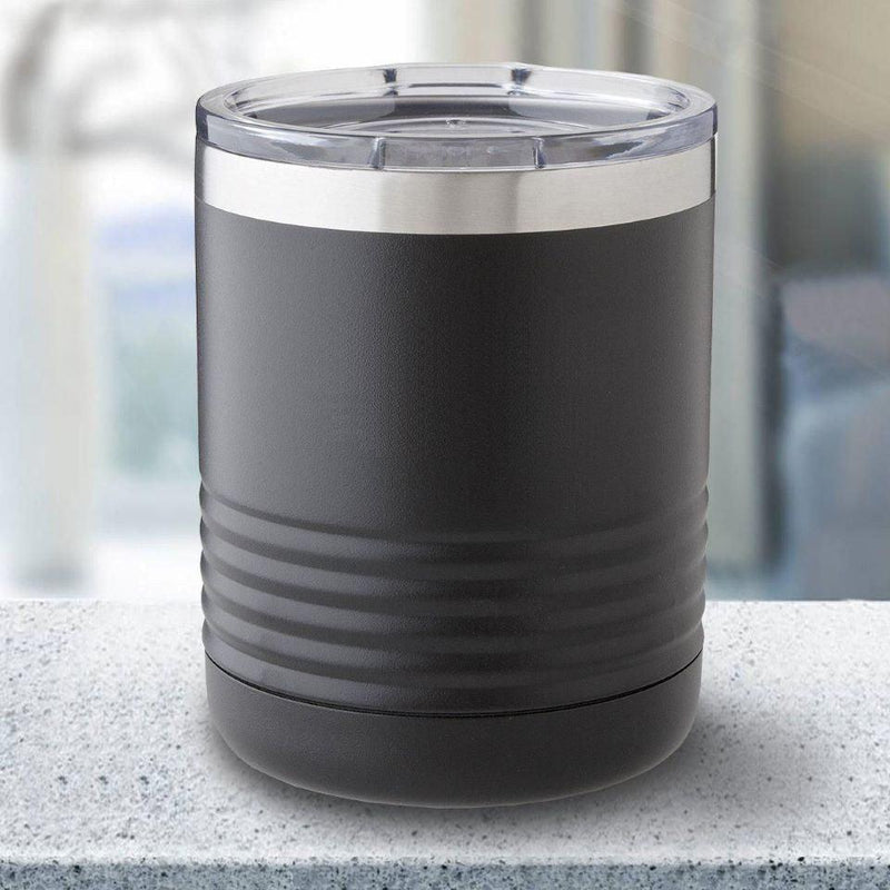 Personalized 10 oz. Travel Mug - Black - JDS