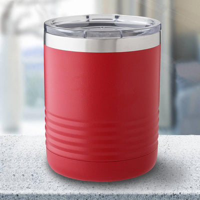 Personalized 10 oz. Travel Mug - Red - JDS