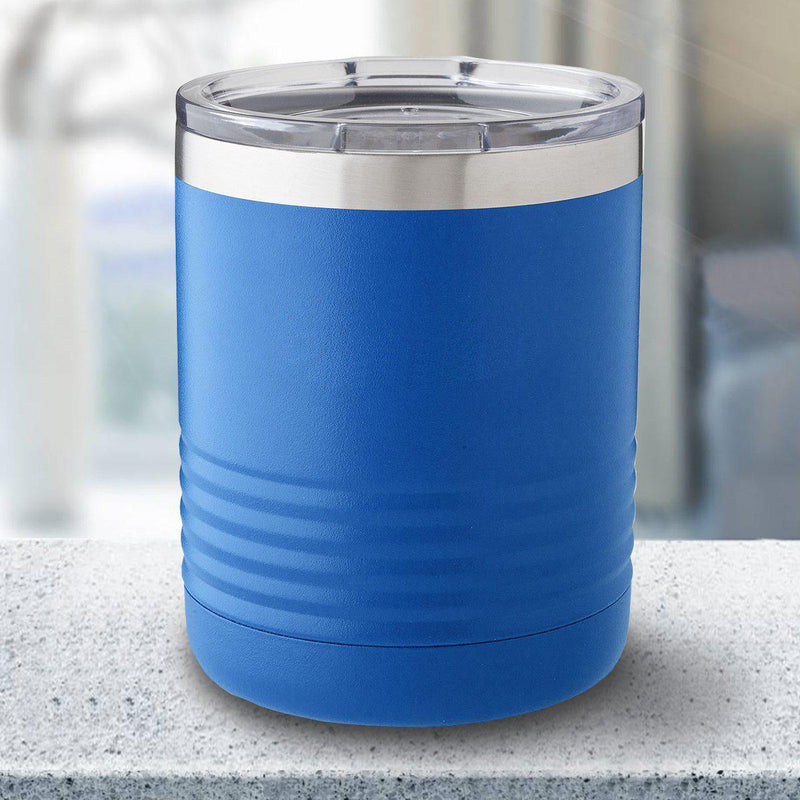 Personalized 10 oz. Travel Mug - Royal Blue - JDS