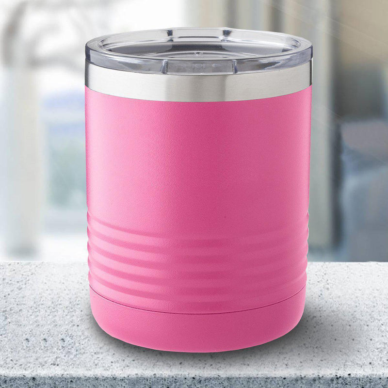 Personalized 10 oz. Travel Mug - Pink - JDS