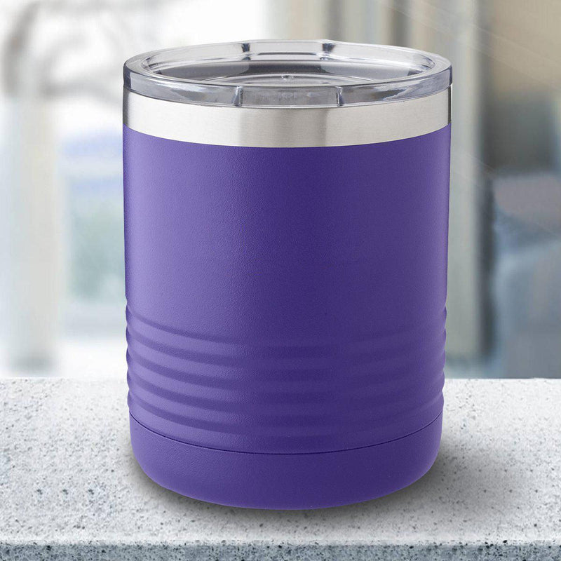 Personalized 10 oz. Travel Mug - Purple - JDS