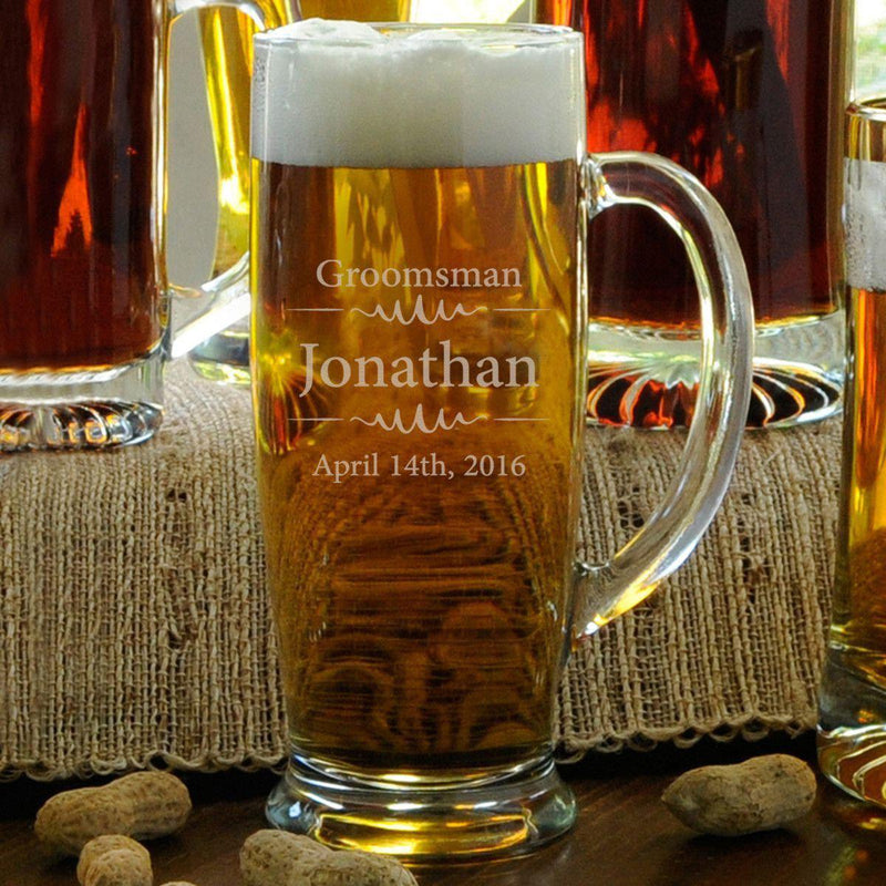 Groomsman Ferdinand 18 oz. Beer Mug - Modern - JDS