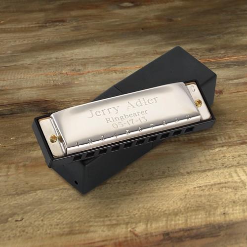 Personalized Stainless Steel Harmonica -  - JDS