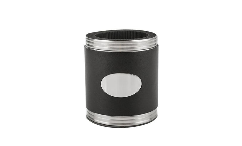 Personalized Black Leather Can Coolers -  - JDS