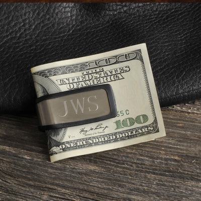 Personalized Stainless Steel Sporty Fit Money Clip -  - JDS