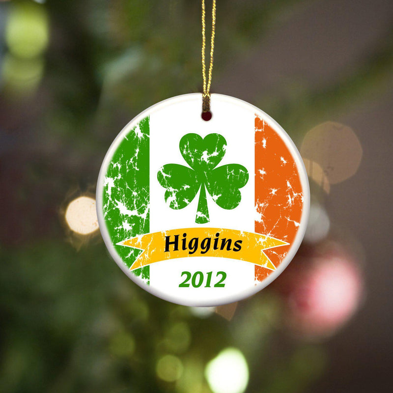 Personalized Irish Ceramic Ornaments - Irish Pride - JDS