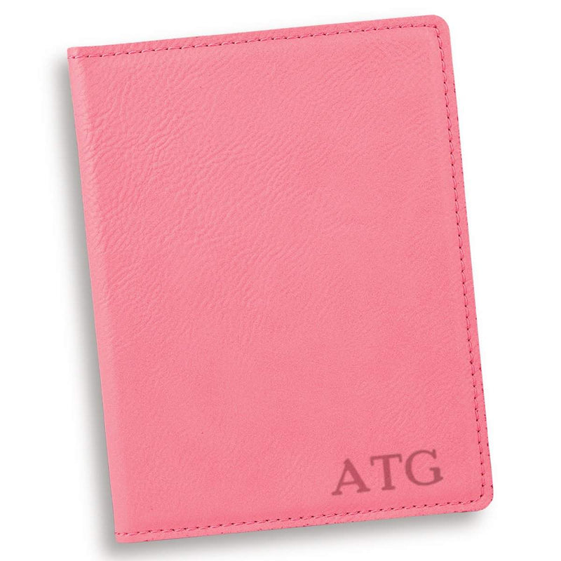 Personalized Pink Passport Holder - Blind - JDS