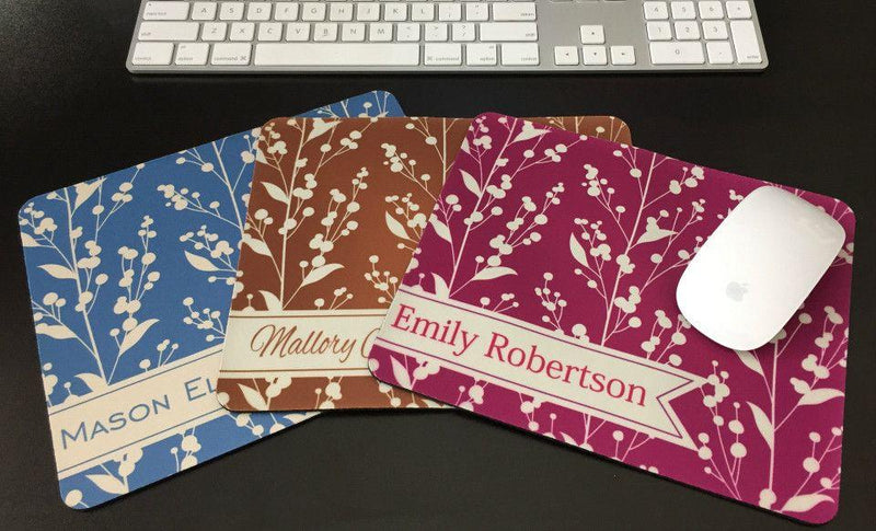 Personalized Mouse Pads - Berries Design -  - Qualtry