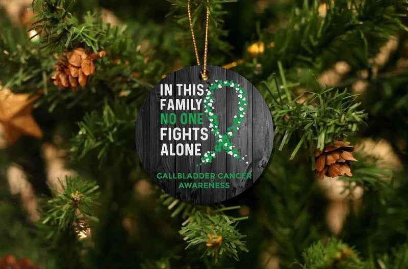 Personalizable No One Fights Alone Christmas Ornaments -  - Qualtry