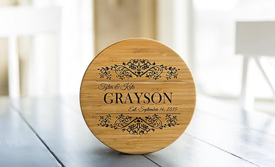 Personalized Solid Bamboo Trivets -  - Qualtry