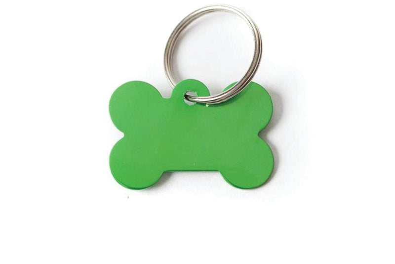 Personalized Large Pet Tags - Green - Qualtry