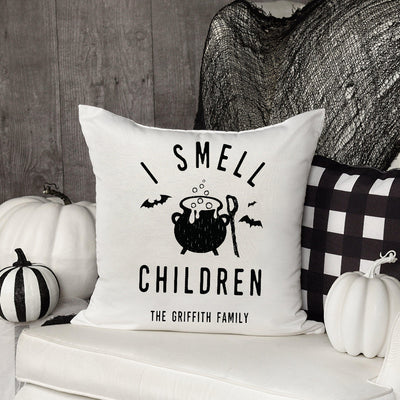 Personalized Haunted Halloween Throw Pillows (insert included) -  - Qualtry