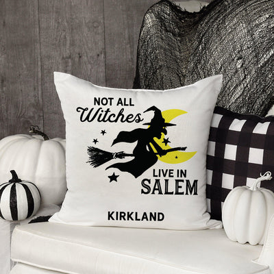 Personalized Haunted Halloween Throw Pillows (insert included) -  - Qualtry